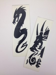 vinyl dragon stickers