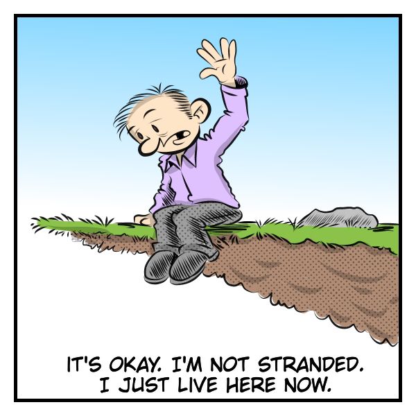 I live here now